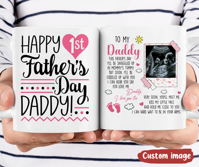 Personalized Gift For Future Daddy Very Soon, I'll Meet Me Mugs - MC - TT1705223