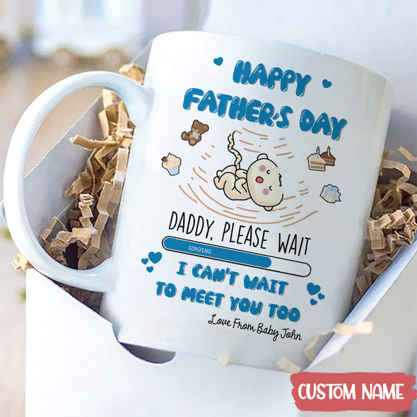 Gift For Future Daddy Happy Father's Day Mugs - PP - TT3005223