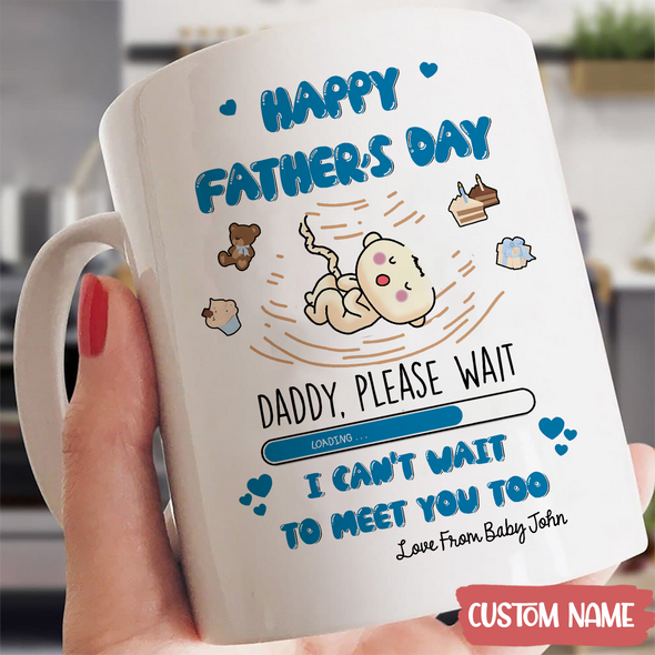 Gift For Future Daddy Happy Father's Day Mugs - PP - TT3005223
