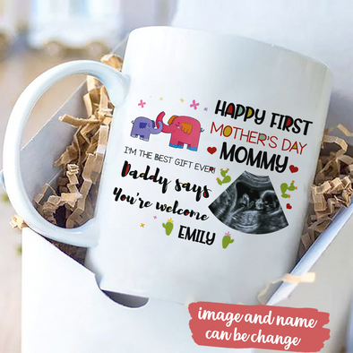 Personalized Gift For Future Mommy I'm The Best Gift Ever Mugs - MC - TT31032217 3