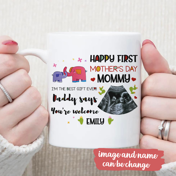 Personalized Gift For Future Mommy I'm The Best Gift Ever Mugs - MC - TT31032217 3