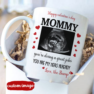 Personalized Gift For Future Mommy Happy Valentine's Day Mugs - MC - TT2001222 1