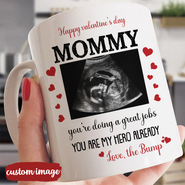 Personalized Gift For Future Mommy Happy Valentine's Day Mugs - MC - TT2001222 1