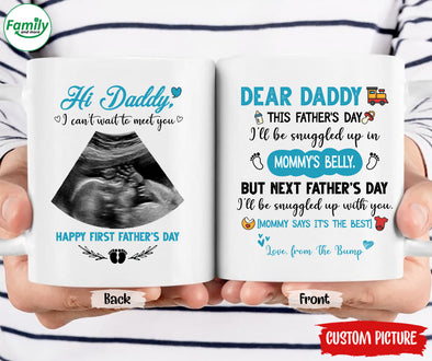Dear Daddy I can't wait to meet you Mug