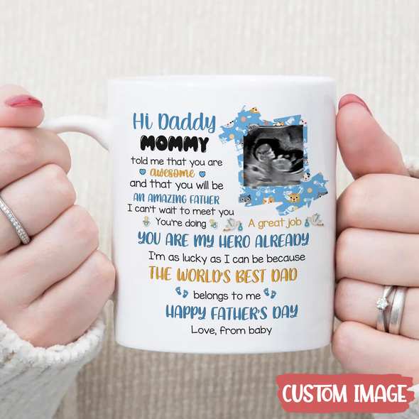 Personalized Gift For Future Daddy Happy Father's Day Mugs - PP - TT0306225