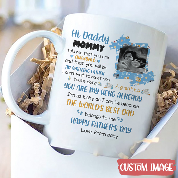 Personalized Gift For Future Daddy Happy Father's Day Mugs - PP - TT0306225