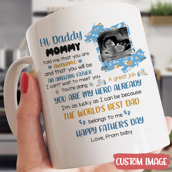 Personalized Gift For Future Daddy Happy Father's Day Mugs - PP - TT0306225