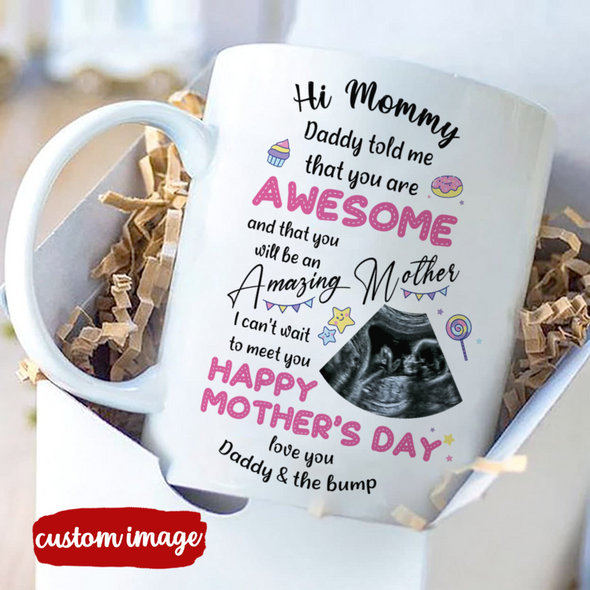 Personalized Gift For Future Mommy Love You Daddy And The Bump Mugs - MC - TT1403223