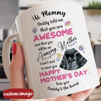 Personalized Gift For Future Mommy Love You Daddy And The Bump Mugs - MC - TT1403223