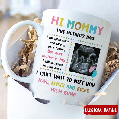 Personalized Gift For Future Mommy I Can't Wait To Meet You Mugs - MC - TT1904224 5