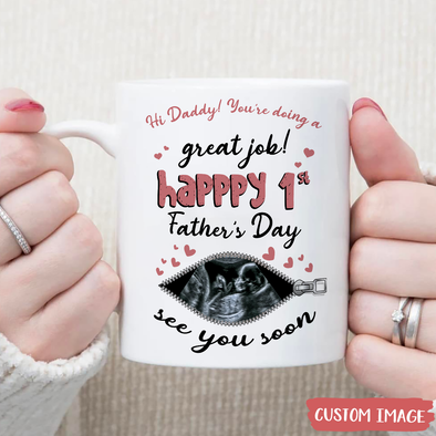 Personalized Gift For Future Daddy Happy 1st Father's Day Mugs - MC - TT2804222