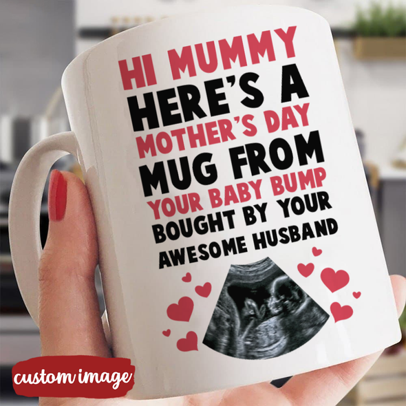 Personalized Gift For Future Mummy Here's A Mother Day Mug Mugs - MC - TT17022225