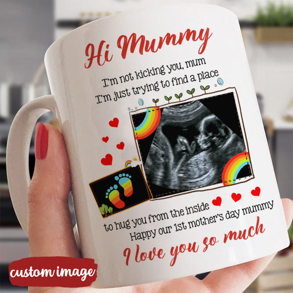 Personalized Gift For Future Mummy Happy Our 1st Mother's Day I Love You So Much Mugs - MC - TT2001227 2