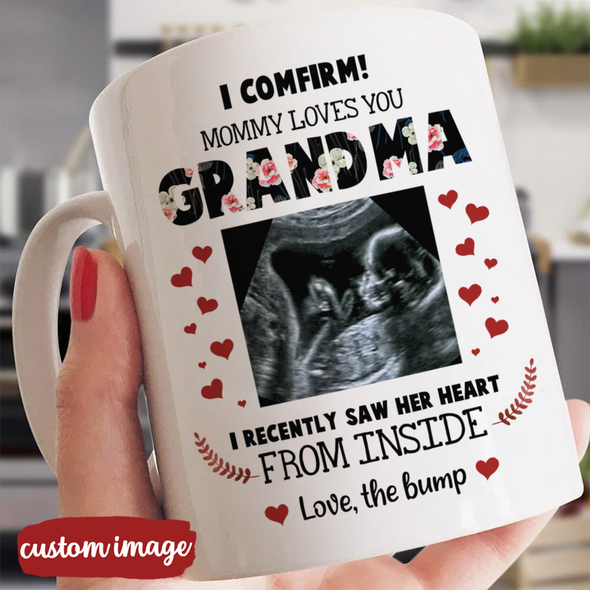 Personalized Gift For Future Grandma I Confirm My Mummy Loves You, Grandma Mugs - MC - TT19022222