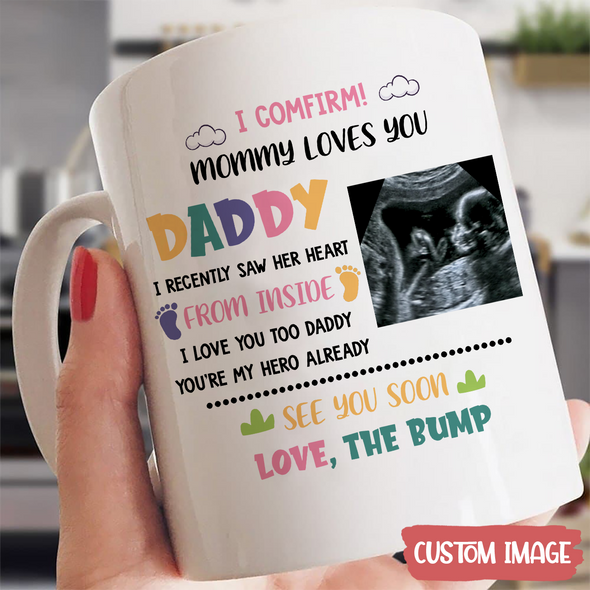 Personalized Gift For Future Daddy I Confirm! Mommy Loves You Mugs - MC - TT1405222