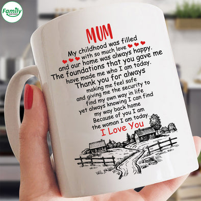 Happy Mother's Day Mum I love you Mugs