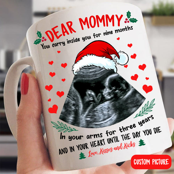 Personalized Gift For Mommy In Your Heart Until The Day Mugs - Kv