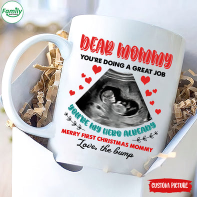 Personalized Gift For Future Mommy You're My Hero Already Mugs - PP - TT0511213