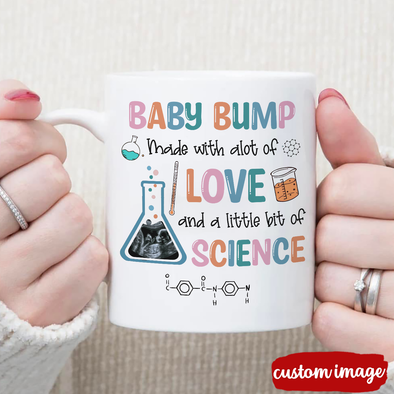 Personalized Gift For Future Mommy & Daddy Made With Alot Of Love Mugs - MC - TT1404228 3