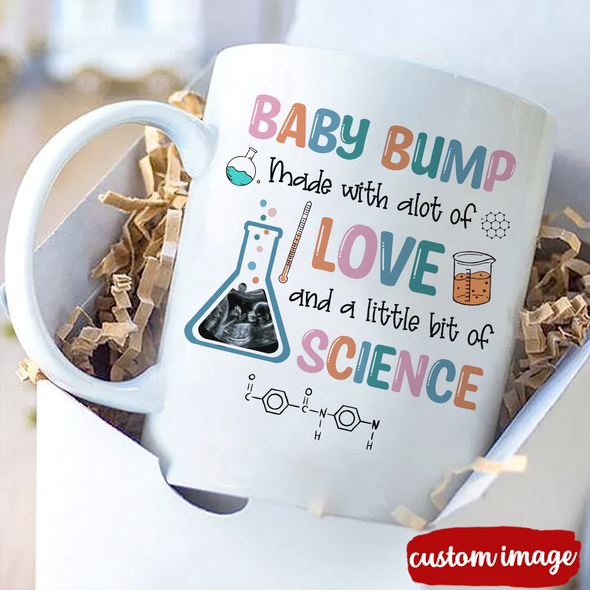 Personalized Gift For Future Mommy & Daddy Made With Alot Of Love Mugs - MC - TT1404228 3