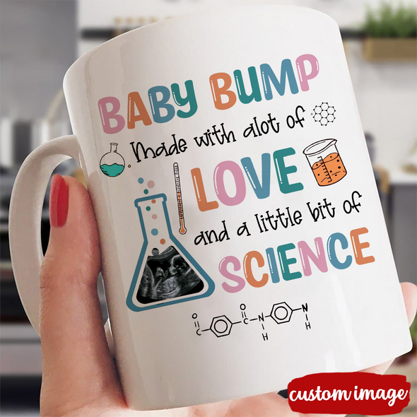 Personalized Gift For Future Mommy & Daddy Made With Alot Of Love Mugs - MC - TT1404228 3