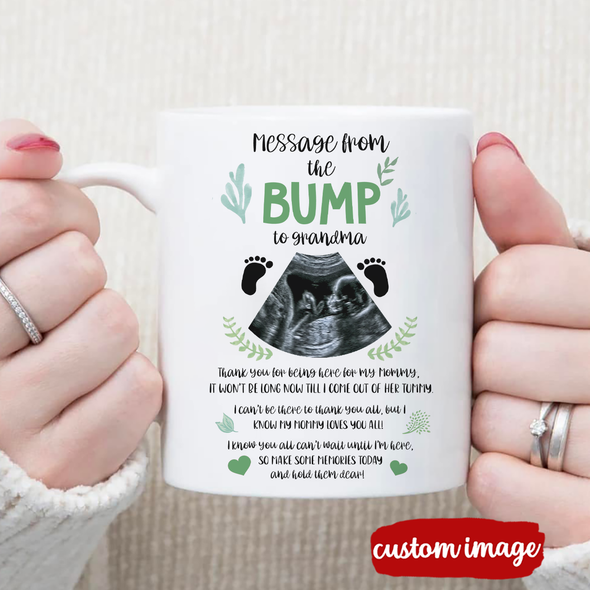 Personalized Gift For Grandma Thank You For Being Here For My Mommy Mugs - MC - TT0604222 2