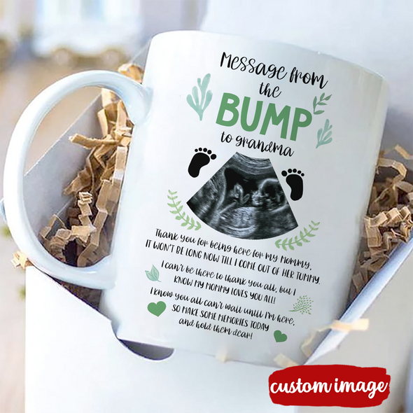 Personalized Gift For Grandma Thank You For Being Here For My Mommy Mugs - MC - TT0604222 2