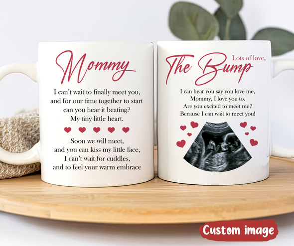 Personalized Gift For Future Mommy I Can't Wait To Meet You Mugs - MC - TT0604223