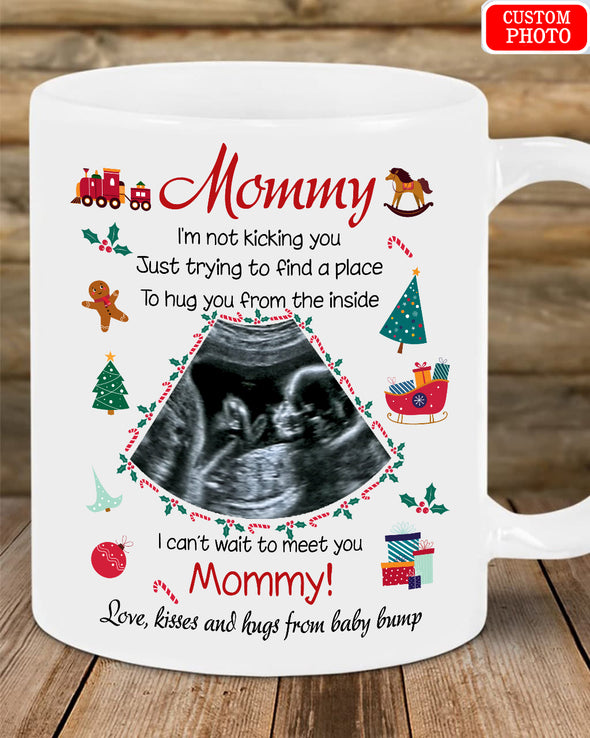 Personalized Gift For Future Mommy To Be Merry Christmas Mugs - Mc - KT 2010211