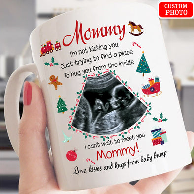 Personalized Gift For Future Mommy To Be Merry Christmas Mugs - Mc - KT 2010211