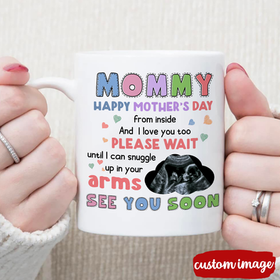 Personalized Gift For Future Mommy Happy Mother's Day From Inside Mugs - MC - TT1604224 5