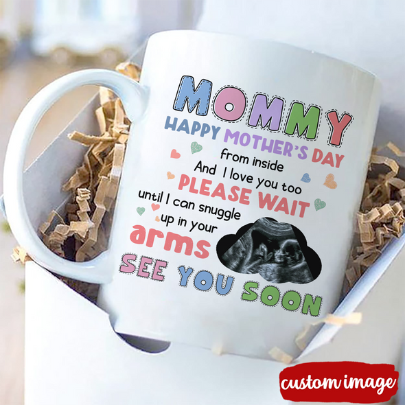 Personalized Gift For Future Mommy Happy Mother's Day From Inside Mugs - MC - TT1604224 5