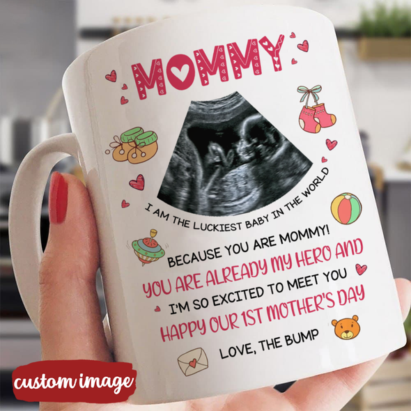 Personalized Gift For Future Mummy I Am So Excited To Meet You Mugs - MC - TT2202226