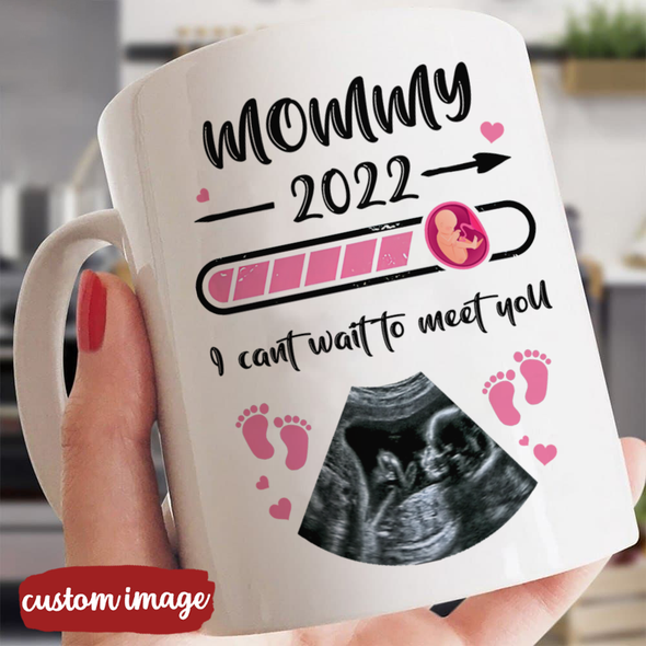 Personalized Gift For Future Mummy I Can't Wait To Meet You Mugs - MC - TT2502225