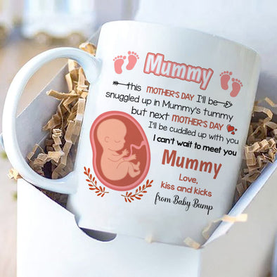 Gift For Future Mummy Next Mother's Day I'll Be Cuddled Up With You Mugs - MC - TT08022223 2
