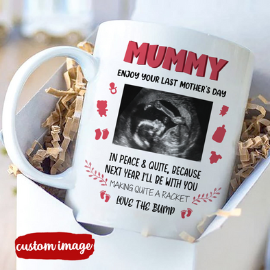 Personalized Gift For Future Mummy Next Year I'll Be With You Mugs - MC - TT17022224