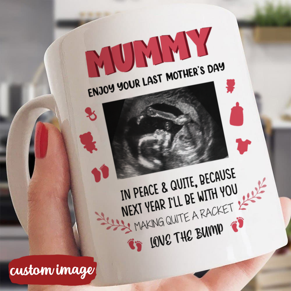 Personalized Gift For Future Mummy Next Year I'll Be With You Mugs - MC - TT17022224