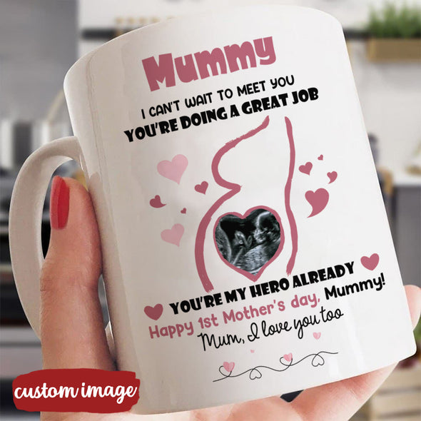 Personalized Gift For Future Mummy  I Love You Too Mugs - MC - TT2501225 2