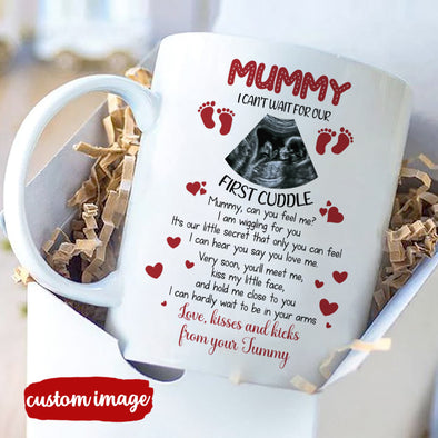 Personalized Gift For Future Mummy Can You Feel Me Mugs - MC - TT2501228 1