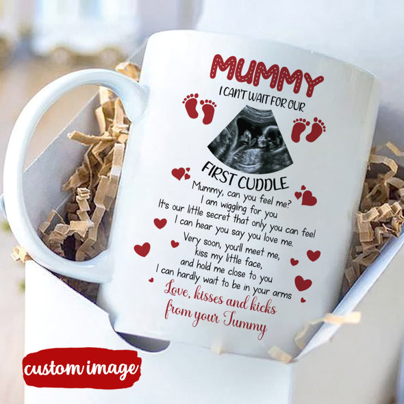 Personalized Gift For Future Mummy Can You Feel Me Mugs - MC - TT2501228 1