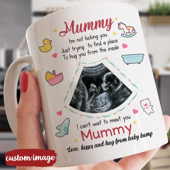 Personalized Gift For Future Mummy To Hug You From The Inside Mugs - MC - TT2701224