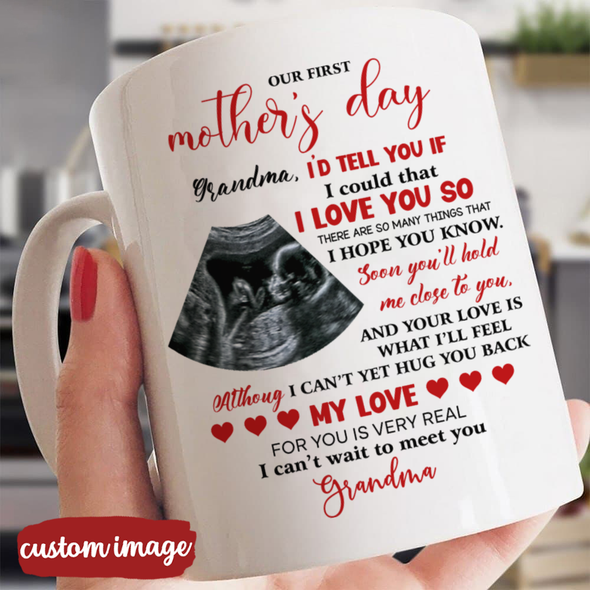 Personalized Gift For Future Grandma You'll Hold Me Close To You Mugs - MC - TT0902221