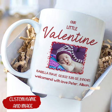 Personalized Gift For Future Daddy And Mommy Our Little Valentine Mugs - MC - TT0601222 2