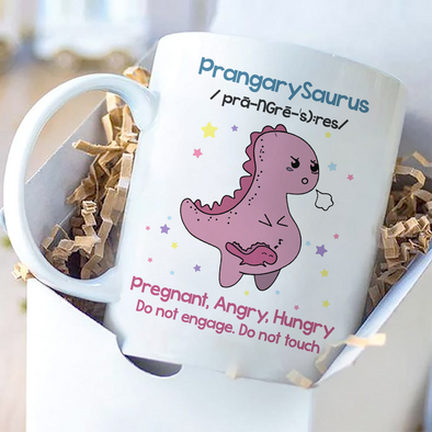 Gift For Future Mommy Pregnant, Angry, Hungry. Do Not Engage. Do Not Touch Mugs - MC - TT0404228