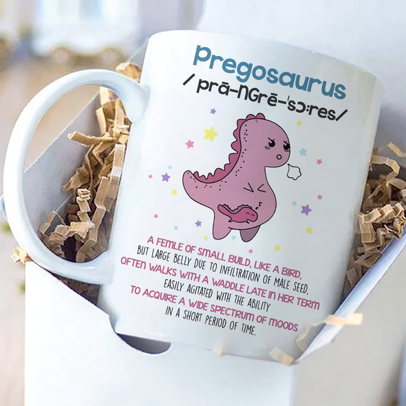 Gift For Mommy Pregosaurus Mugs - MC - TT1204224 3
