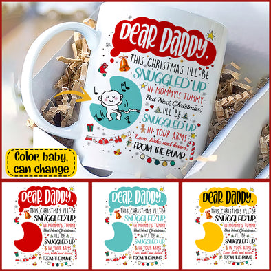 Gift For Future Daddy Enjoy your last Christmas In Peace & Quiet Mugs - pp - TA2510211