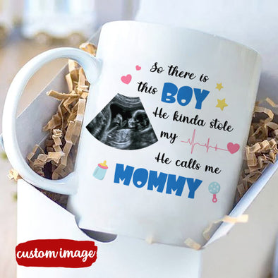 Personalized Gift For Future Mummy This Boy Kinda Stole My Heart Mugs - MC - TT15022224