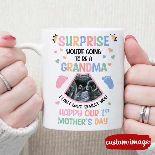 Personalized Gift For Future Grandma I Can't Wait To Meet You  Mugs - MC - TT0804225 6