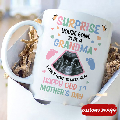 Personalized Gift For Future Grandma I Can't Wait To Meet You  Mugs - MC - TT0804225 6