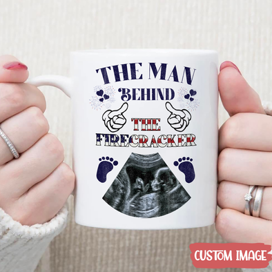 Personalized Gift For Future Daddy The Man Behind The Firecracker Mugs - MC - TT2705228